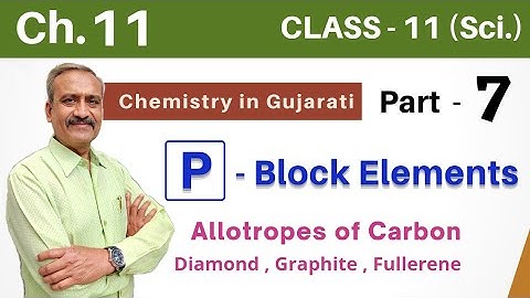 Part 7 | Ch 11 | Allotropes of Carbon | P Block Elements | class 11 chemistry | NCERT | Praful sir