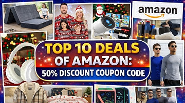 Amazon Deals Today 🔥 Top 10 Christmas Deals with 50% OFF Coupons