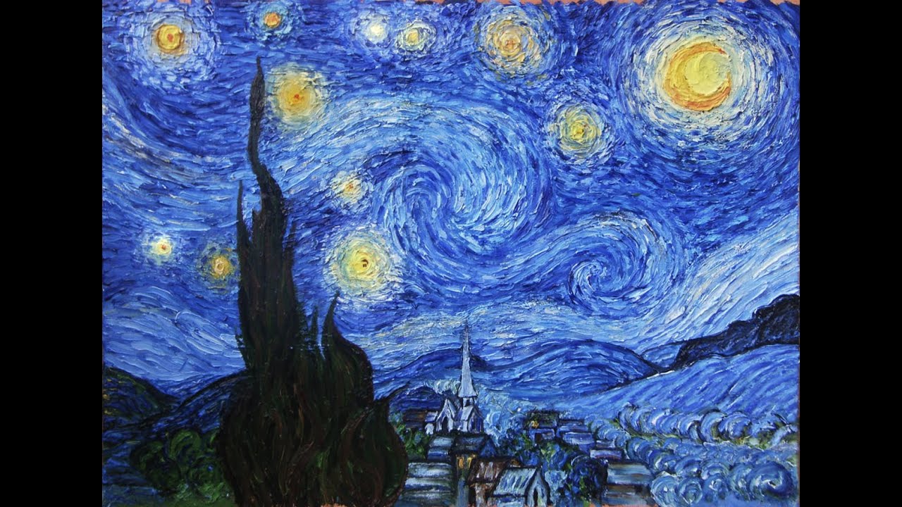 Звездное Небо Картина Ван Гога Оригинал Фото — Mixyfotos.ru
