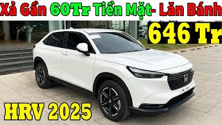 Xả Gần 60Tr Tiền Mặt Honda Hrv Giữa Tháng 2 Mới, Đua Creta, Xforce Lăn Bánh Honda Hrv Topcarvn