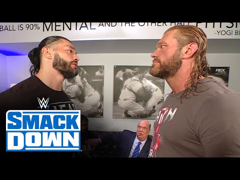 Edge approaches Roman Reigns to discuss WrestleMania showdown: SmackDown, March 26, 2021