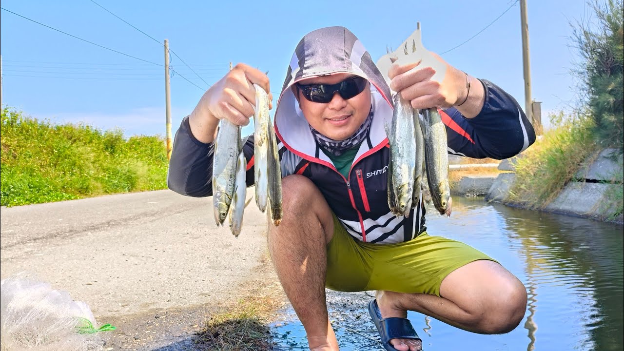 Casting Native Tilapia Fish but We Caught Long Milkfish😁
