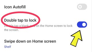 Double Tap To Screen Lock | Double Tap To Lock Oppo Reno 6 Pro Setting On