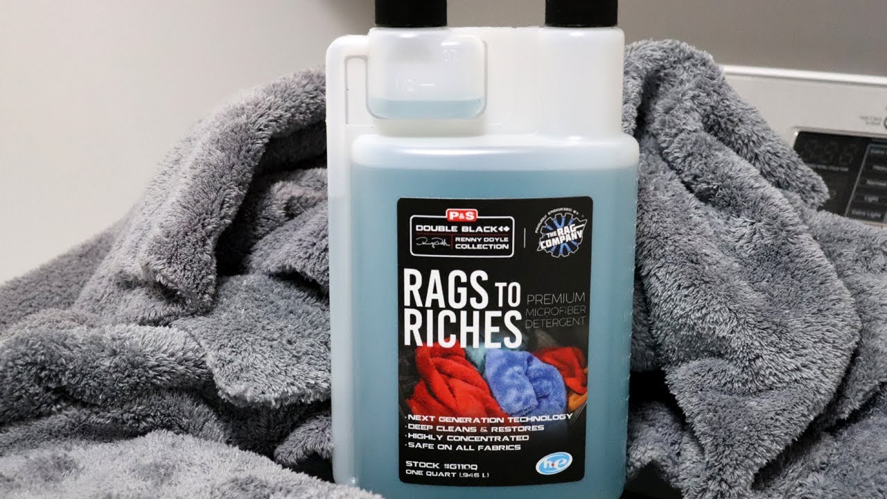 HOW TO WASH AND DRY MICROFIBER TOWELS EASY & SAFE P&S RAGS TO RICHES REVIEW  