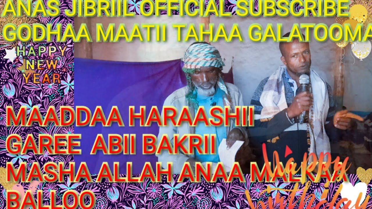 GAREE ABII BAKRII ✅️ANAA MALKAA BALLOO ARADDAA FULLEE NAGAYAA GANDA IFAA DIIN MASHA ALLAH 🙏