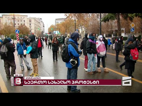 საპროტესტო აქციამ ვაკის პარკთან გადაინაცვლა | ჭავჭავაძის გამზირზე საავტომობილო მოძრაობა შეზღუდულია