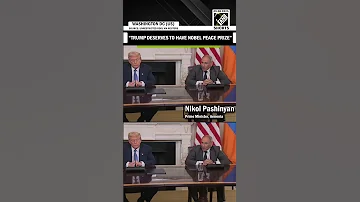 We Will Promote Armenian PM Pashinyan Backs Trump For Nobel Peace Prize During Peace Deal At WH 