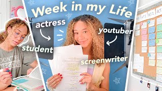 WEEK IN MY LIFE as a TEEN ACTRESS! (Auditions, High School, Screenwriting + Acting Tips Vlog)