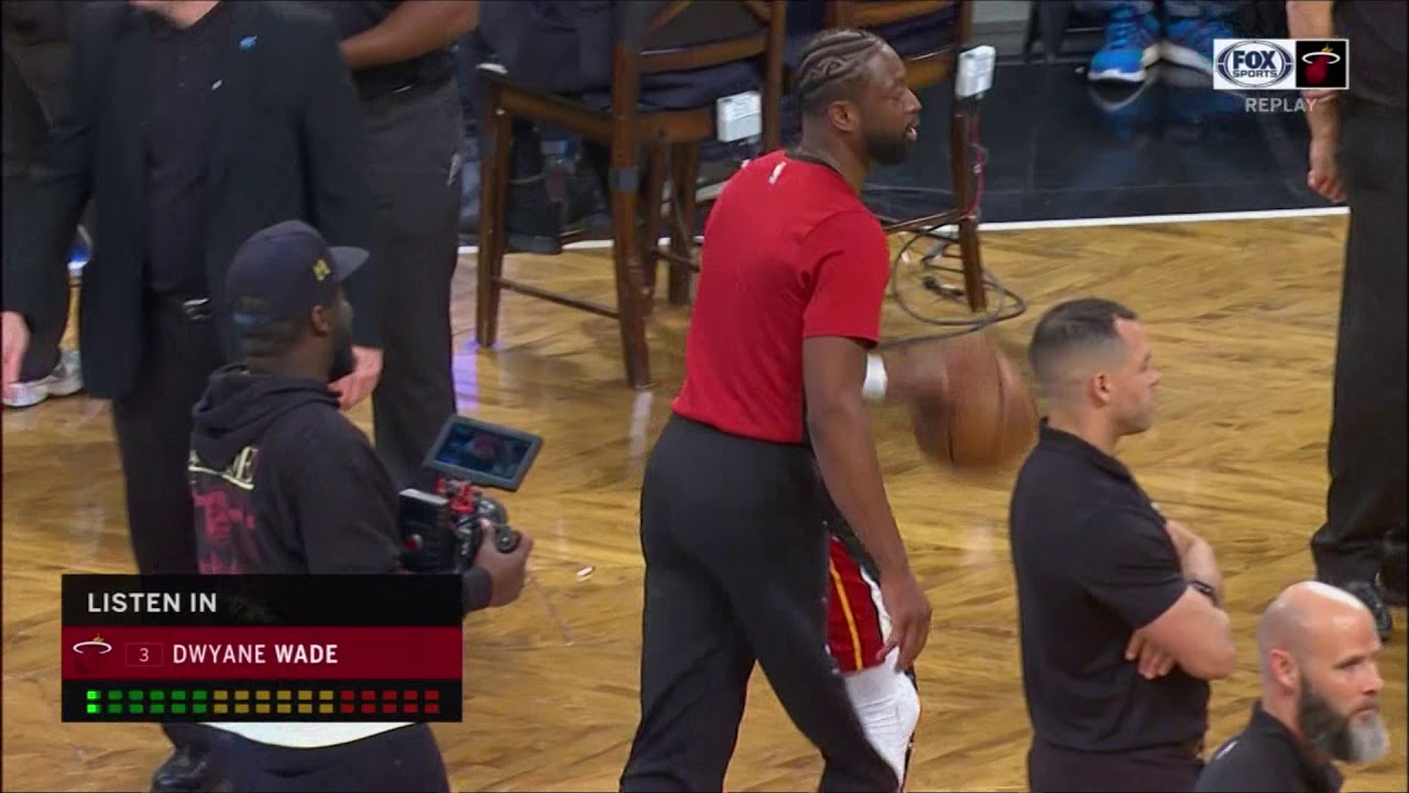 April 10, 2019 FSS Dwyane Wade's Last Career Game, Pregame Audio