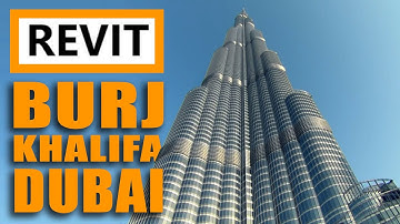 Revit Tutorial [2025] | BURJ KHALIFA DUBAI skyscraper model in Revit
