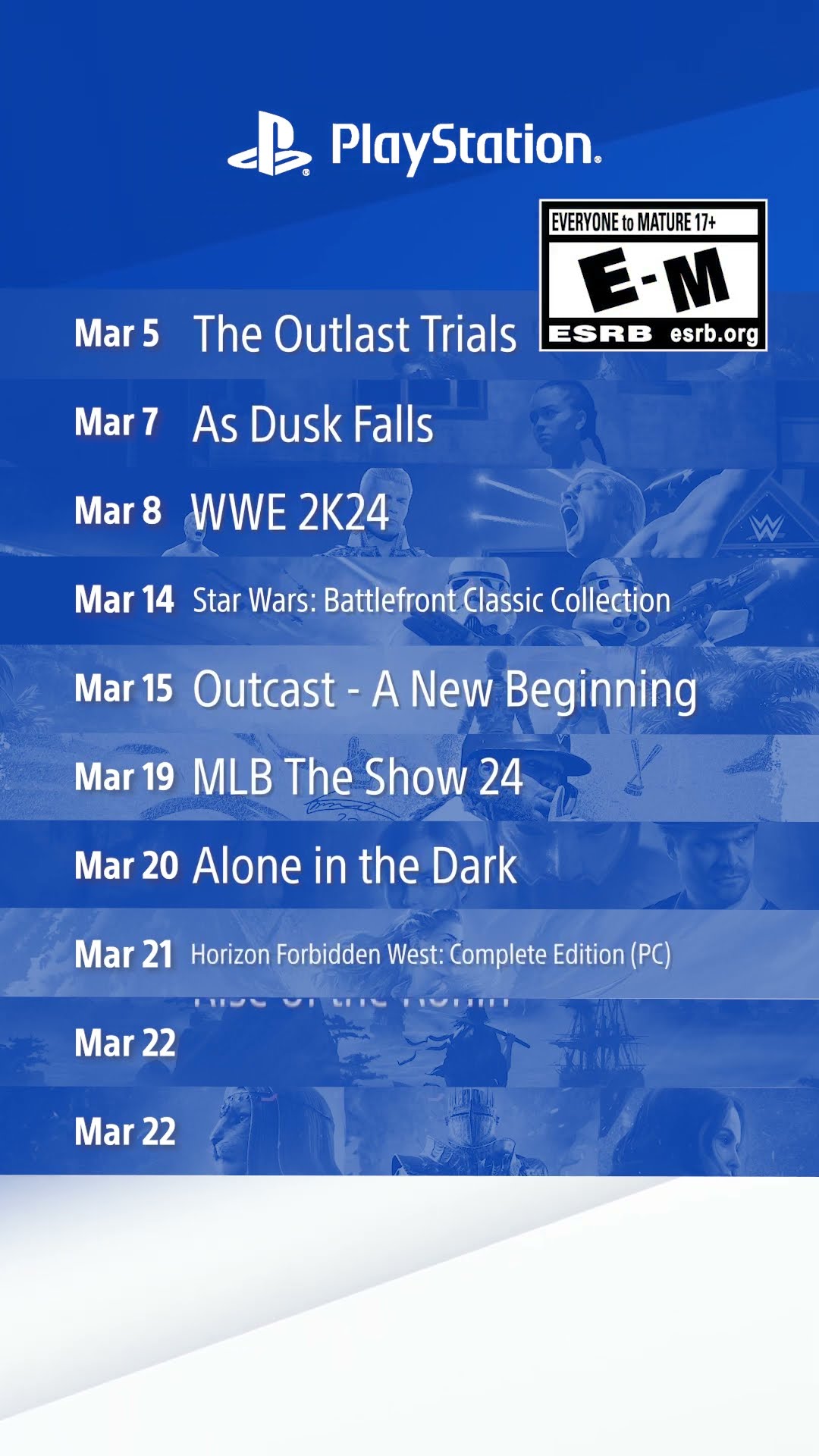 This Month on PlayStation - Fresh Adventures for Spring ?