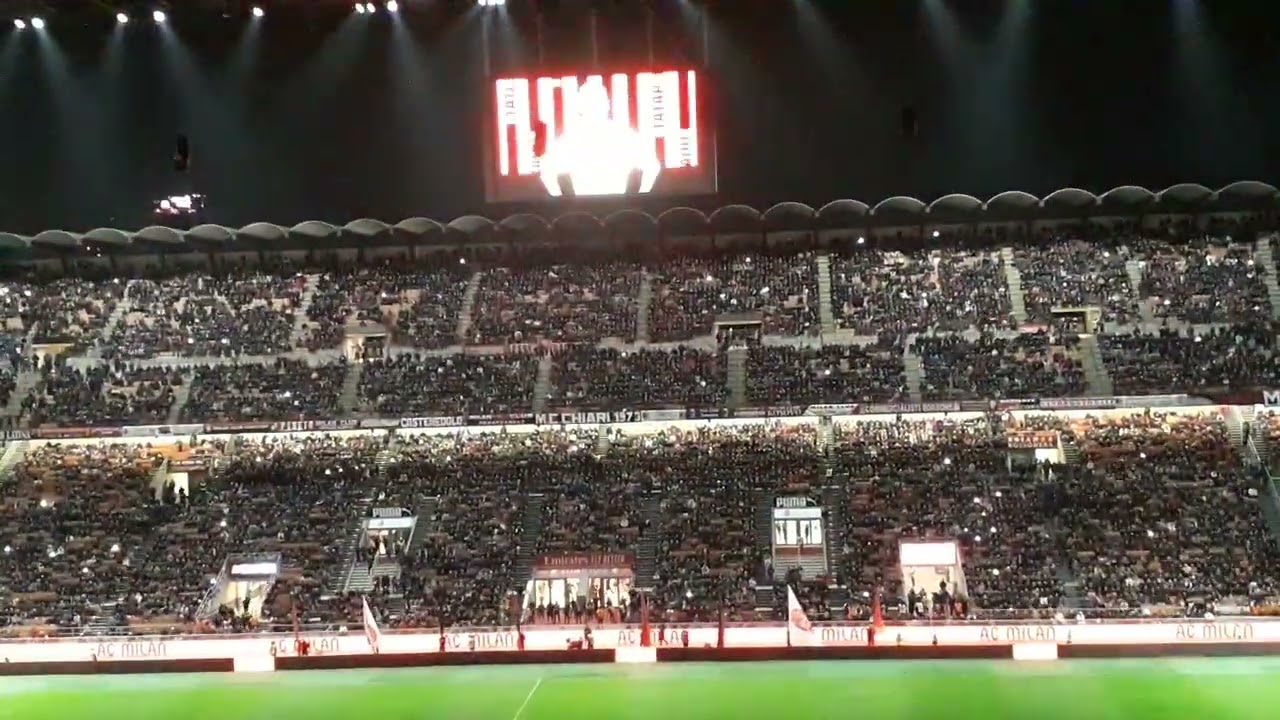 Milan-Empoli 0-0 secondo anello rosso settore 228