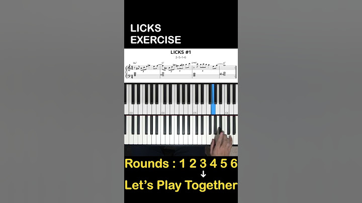 Lick Exercise 1 #piano  #gimixstudio  #pianotutorial