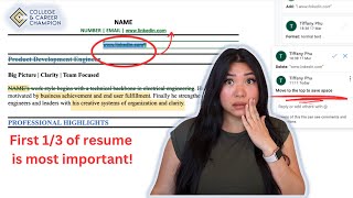 How to IMPROVE your RESUME | Mistakes You MUST AVOID (with real examples)