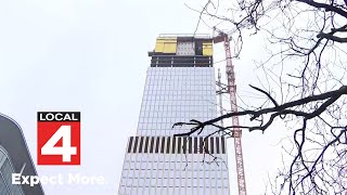 Hudson's site tower 'topped off'