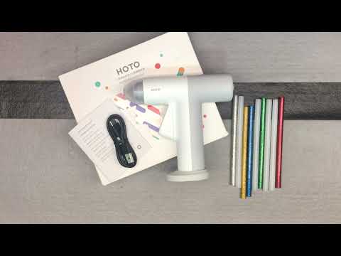 Unboxing & Demo - HOTO Tools - Hot Glue Gun - Cordless Rechargeable