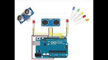 Ultrasonic เเสดงสถานะไฟ LED ตามระยะ (Arduino P.02)