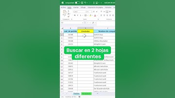🔎BUSCARV en 2 hojas diferentes de Excel #excel #enriquexls #exceltutorial
