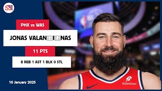 Jonas Valančiūnas 11 Pts Vs Phx 16 Jan 24-25 Was Highlights