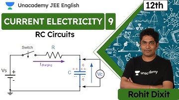 JEE: Current Electricity L9 | RC Circuits | Class 12 | JEE English | IIT JEE Physics | Rohit Dixit
