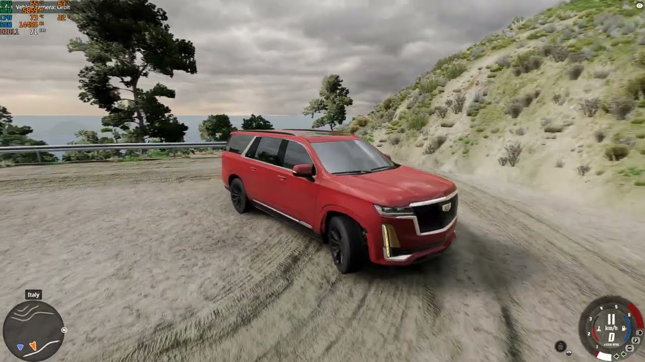 Cadillac Escalade ESV POV Drive in BeamNG.drive – Ultra Realistic SUV Physics!