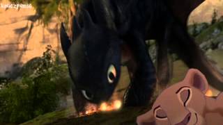 Toothless and Nala [feat. Ame] {Happy (early) Birthday NalaKida1! ;D}