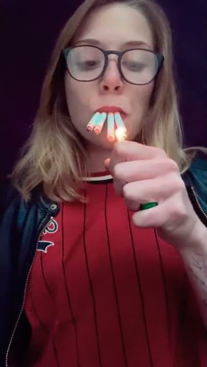 Smoke multiple 5 (part4)   #smokinggirl #smokingfetish #smokingmultiple