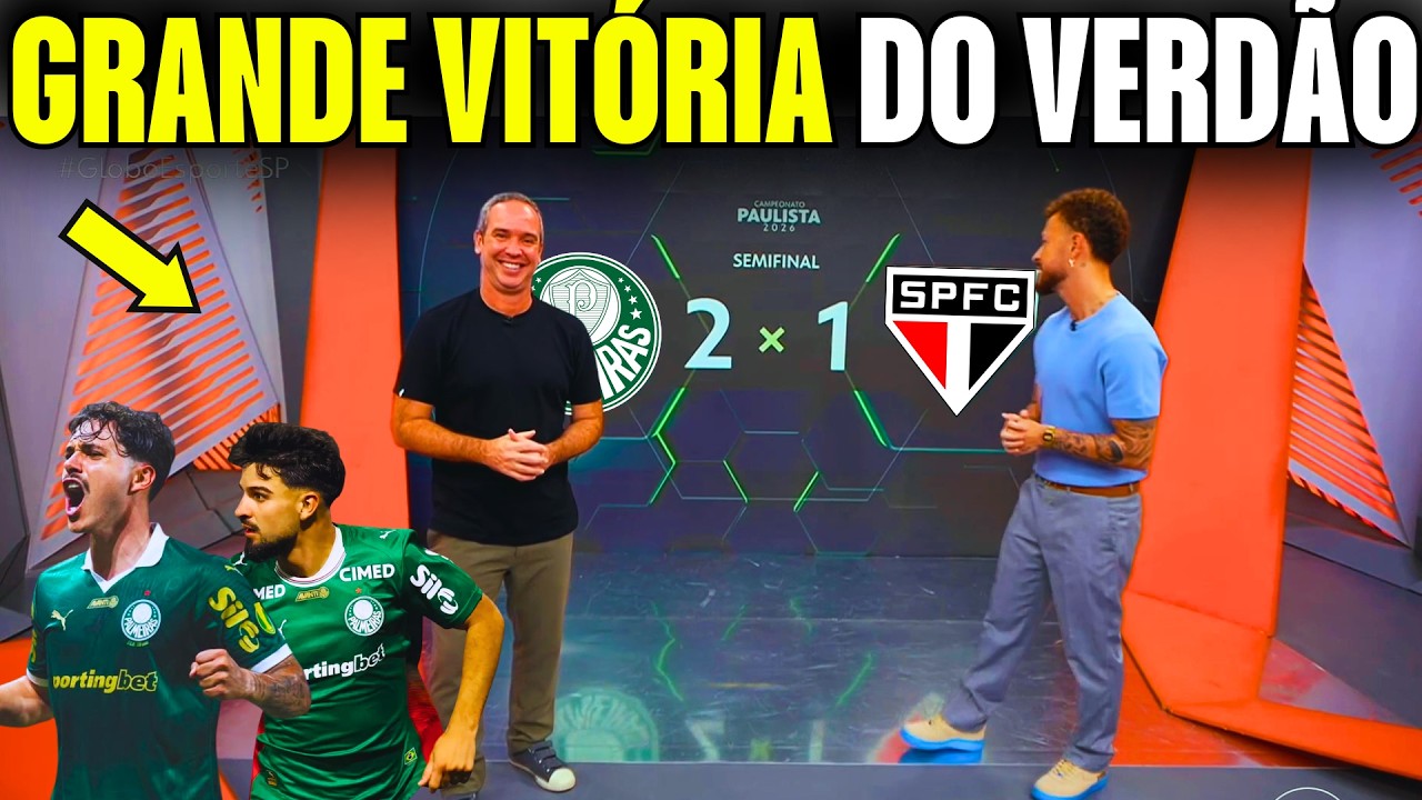 🚨GLOBO ESPORTE PALMEIRAS HOJE❗MÍDIA RASGOU ELOGIOS AO VERDÃO❗NOTÍCIAS DO PALMEIRAS