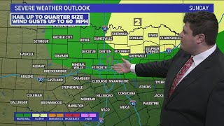 DFW weather: Latest on timing of rain, strong to severe storms this weekend