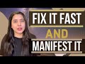 Fix it fast and manifest itlaw of attraction sparklingsouls