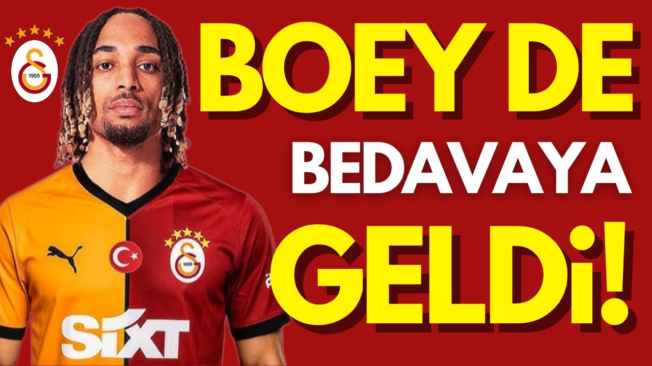 GALATASARAY TRANSFERİ KAP'TI! SACHA BOEY...