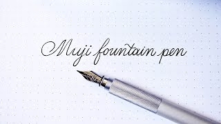 Muji Fountain Pen review | Handwriting demo