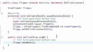 Android Application Development   94   ViewFlipper Example