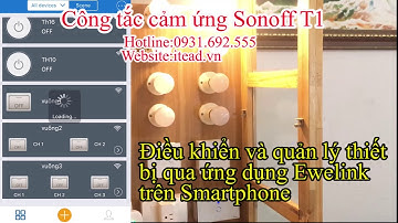 Công tắc cảm ứng Sonoff T1