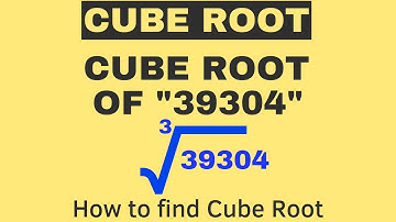 Cube Root How to find cube root Cube root of 39304 #mathtricks #multiplication #maths