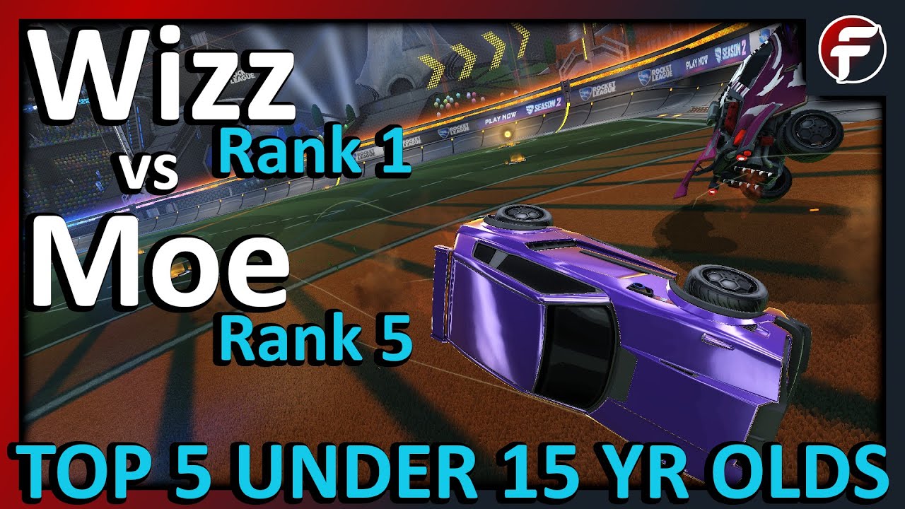 Wizz (Rank 1) vs Moe (Rank 5) | Top 5 NA Rocket League 1v1 Showmatch