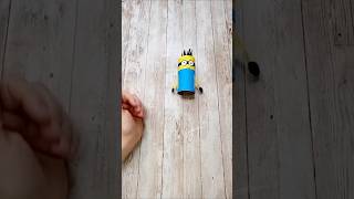 Easy Minion Paper Craft DIY /Toilet Paper Roll Craft Minion #diy #Craft #paper #minion minion