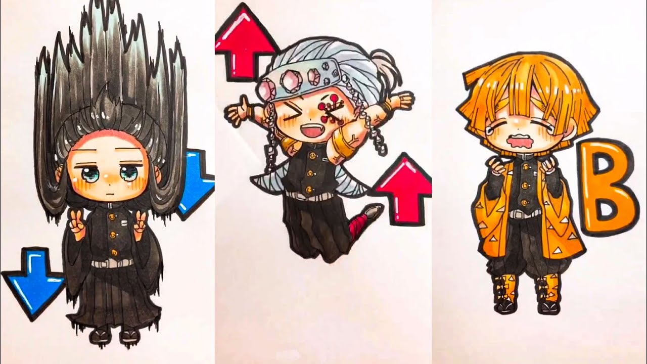 テ ィ ッ ク ト ッ ク 絵 | 鬼 滅 の 刃 イ ラ ス ト - TikTok Kimetsu no Yaiba Painting #238