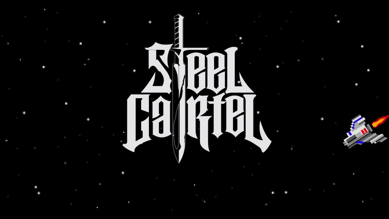 Steel Cartel 8 bit video game logo intro