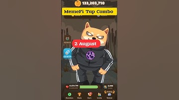 Memefi Tap Combo 1 Million Coin Claim 2 August/  Memefi new update / Memefi Withdraw #crypto #mining