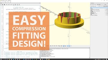 OpenSCAD  -  Designing a Compression Cover!