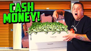 CASH MONEY HIDDEN IN DRESSER Inside Storage Unit!