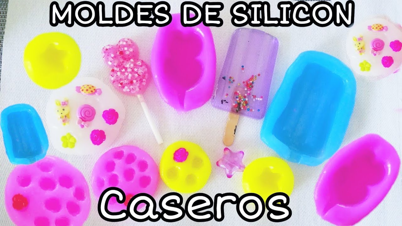 Moldes de silicon casero para resina, fomi, porcelana fria, silicon molds,  diy, tutorial, como hacer 