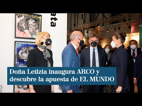 La Reina Letizia inaugura ARCO y descubre la apuesta de EL MUNDO por el arte y la sostenibilidad