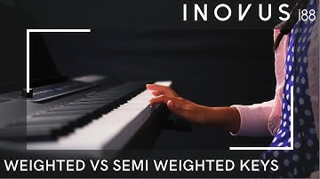 Digital Piano Guide - Weighted Keys vs Semi Weighted