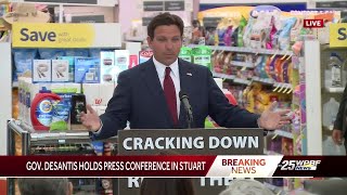 Gov. DeSantis signs retail theft bill in Stuart