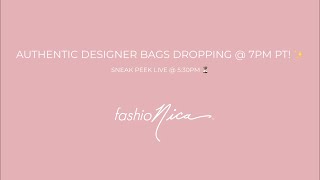 Live FashioNica Bag Drop 👜 4/24 @5:30pm PT