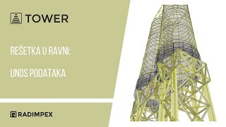 Tower Rešetka U Ravni - Unos Podataka