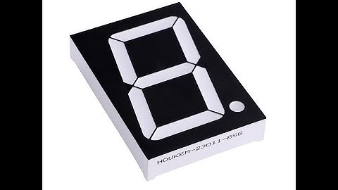 70mm Common Anode 7 Segment LED Display