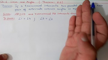 Theorem: 6.2 Chapter:6 Lines And Angles | Ncert Maths Class 9 | Cbse